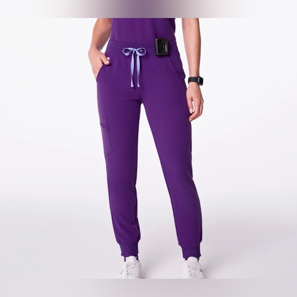 FIGS Zamora Jogger Scrub Pants – Digital Grape (Small) - Picture 1 of 10